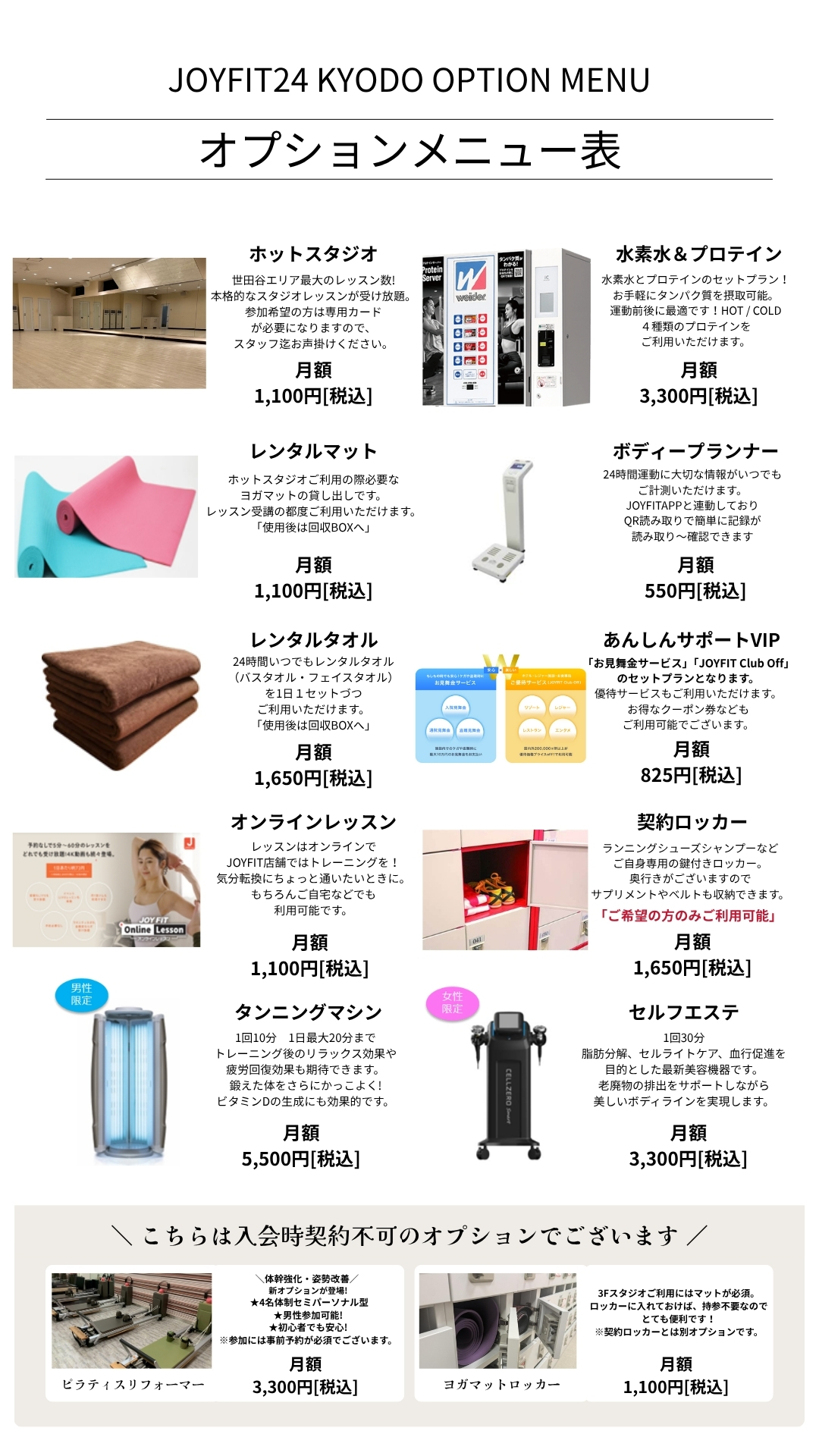 オプション案内